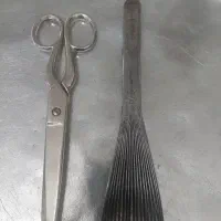 قیچی و دف قالی بافی
