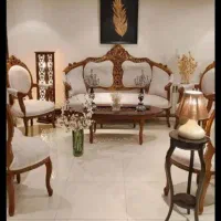 مبل فرانسوی زییبا ( تغییر شغل)نصف قیمت (