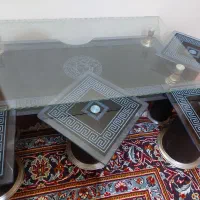 میز جلومبلی شیشه ایی