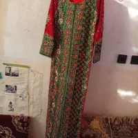 لباس محلی زنانه جواهر دوزی شده