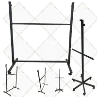 پایه تخته وایت برد فلزی چرخ دار