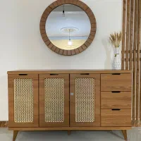 میز تلویزیون و کنسول طرح حصیر