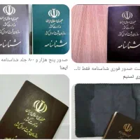 مدارک شناسنامه به فامیلی خانم چلداوی