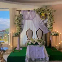 صفر تا صد تم گل آرایی حنا بله برون عقد جشن