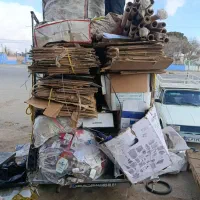انواع ضایعات کارتن بالای ۲۰۰ کیلو 25 تومان نقدی