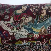 یک جفت پشتی دستباف لیلی و مجنون