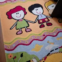 فرش ۶ متری و ۴ متری نو نو سالم داخل کاور شسته شده