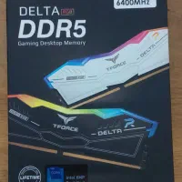 رم 16GB گیمینگ ddr5 T Force Delta RGB ddr5 6400