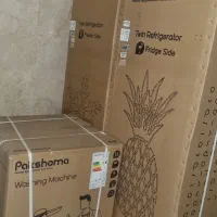 یخچال فریزر دو قلو و لباسشویی ۹ کیلو پاکشوما