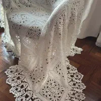 رومیزی قلاب بافی
