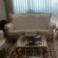 مبل ۹نفره سلطنتی ورق طلا