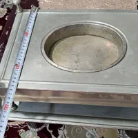 منقل و سینی ورشو دزفولی قدیمی انبر استیل و فولادی