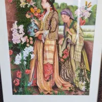 تابلو مینیاتور اثر استاد محسن غیاثی