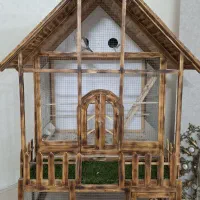 قفس چوبی پرنده