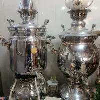 2عدد سماور بزرگ برنجی چند لا