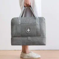 ساک مسافرتی لباس و کفش برزنتی