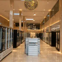 یخچال ویترینی دو طرف نما تهران سرما