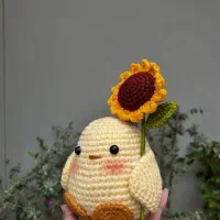 عروسک بافتنی جوجه