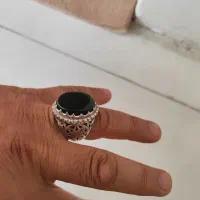 انگشتر نقره یشم