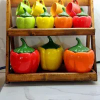 سرویس جا ادویه ی سرامیکی واستند درحدنو
