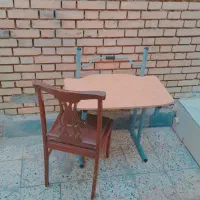 میز کامپیوتر تحریر با صندلی باهمدیگه میزکامپیوتر