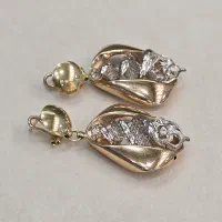 گوشواره دو رنگ