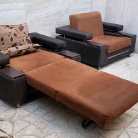 دو عدد مبل یک نفره تخت شو خارجی