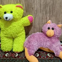 عروسک خرس و گربه