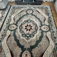فرش ۹ متری سرمه ایی خوش نقشه