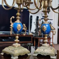 کهنه  ۱۰۰ ساله مجسمه برنز برنزی