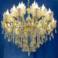 لوسترالماس.مدل آیسان برنج/۱۲+۱۲شعله AB light.123