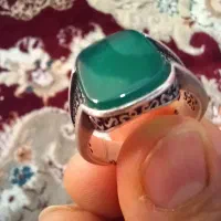 انگشتر عقیق سبز