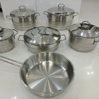 سرویس قابلمه استیل کف چدن کرکماز اصلی