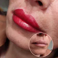 میکروبلیدینگ ابرو . رژلب. خط چشم بن مژه