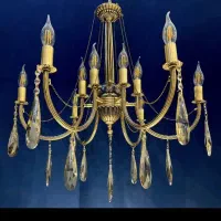 لوسترکلاسیک جدید راما برنجی دوازده شعله برنجlight4