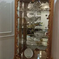 گنجه ویترین چوب راش ، مناسب جهیزیه