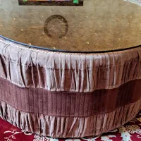 جلو مبلی با شیشه دودی ضخیم