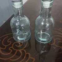 بطری شیشه ای خالی با درب پلمپ