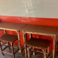 میز صندلی چوبی