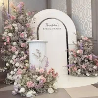دیزاین گل آرای. دکور گل. دکور پشت عروس . دیزاین