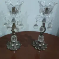 شمعدان برنز کریستال