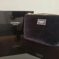 کیف لوازم آرایشی مخملی برندCHANEL ، رژلب اصل ترکیه