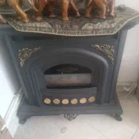 دوعددبخاری بزرگ طرح شومینه سالم