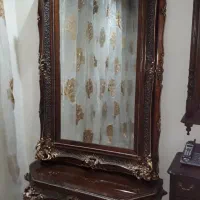 اینه کنسول چوبی