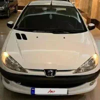 پژو ۲۰۶ تیپ ۲ مدل ۱۳۹۵ علت مالی  بدون رنگ