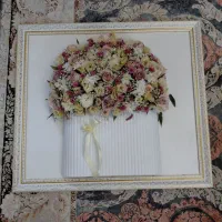 تابلو باکس گل طبیعی جاودانه شده