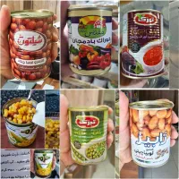 کنسرو کمپوت تن ماهی مربا رب روغن قند برنج سس
