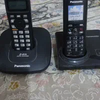 دو عدد تلفن بیسیم پاناسونیک در حد