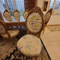 مبلمان استیل با غذا خو ری کلاسیک