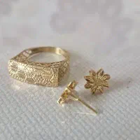 انگشتر و گوشواره میخی